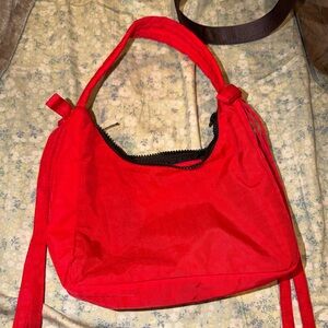 BAGGU SANDY LIANG MINI RED BOW SHOULDER BAG